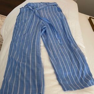 Super cute summer wide leg crop pant